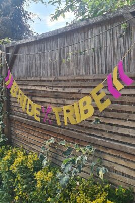 Bride Tribe Banner Bride Party Yazı Duvar Süsü - 2