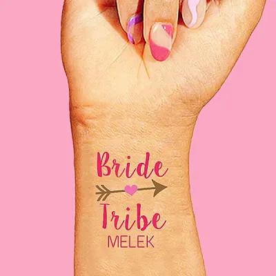 Kişiye Özel Bride Tribe İsme Özel Dövme 