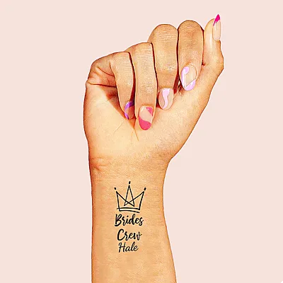 Brides Crew İsme Özel Dövme