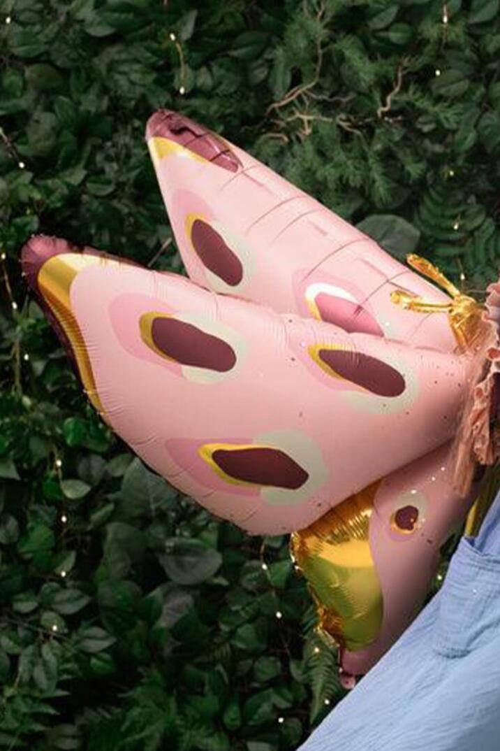 Büyük Kanatlı Kelebek Folyo Balon Giyilebilir İpli Balon - 3