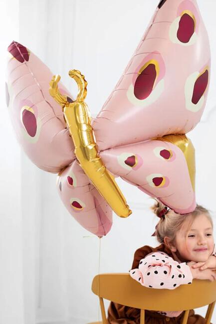 Büyük Kanatlı Kelebek Folyo Balon Giyilebilir İpli Balon - 5