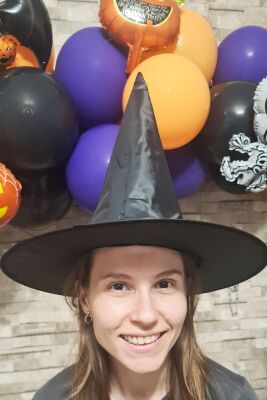 Cadılar Bayramı Şapkası Siyah Halloween Şapkası - 2