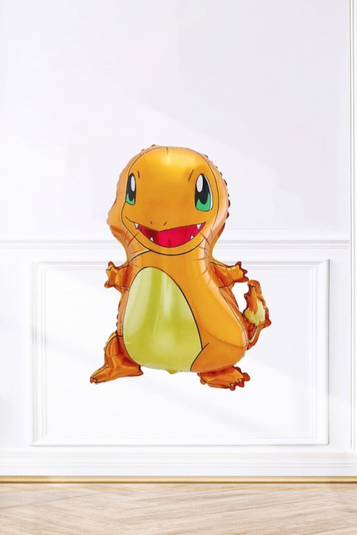 Charmander Folyo Balon Pokemon Temalı Doğum Günü Süsleri - 1