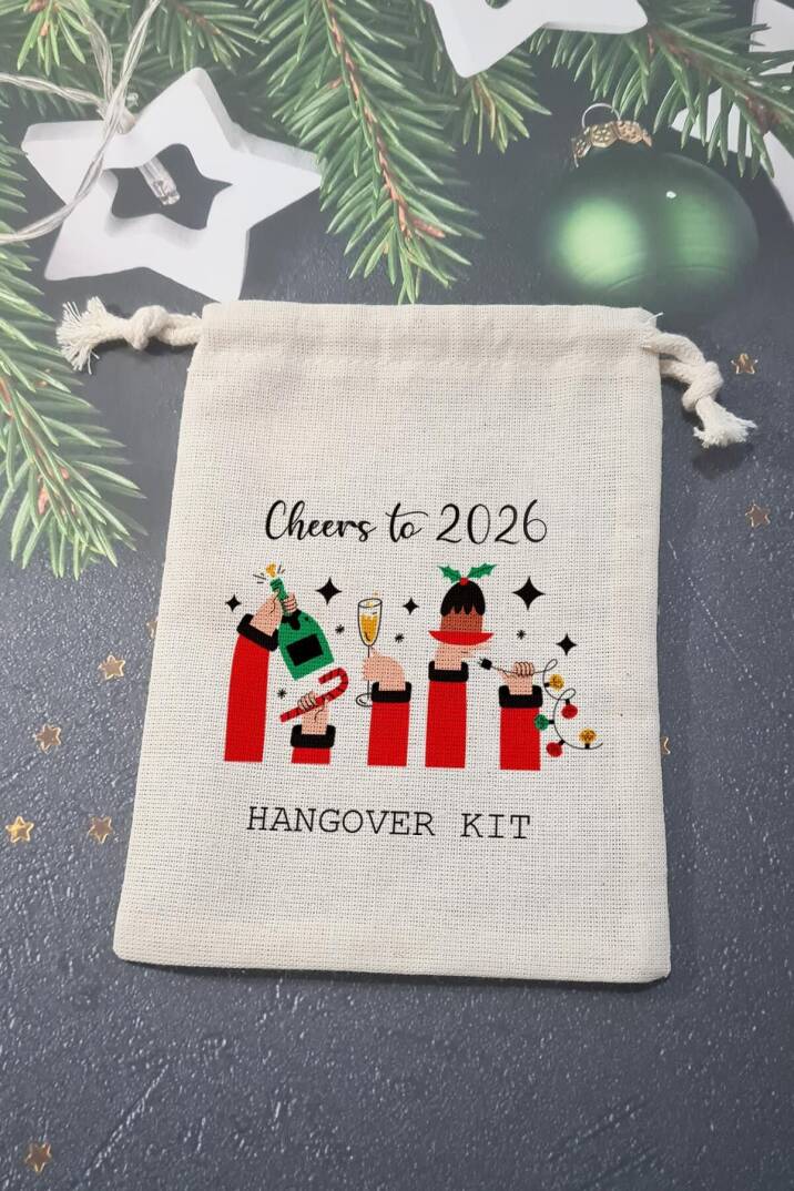 Cheers to 2026 Yılbaşı Hangover Kit Kesesi - 1