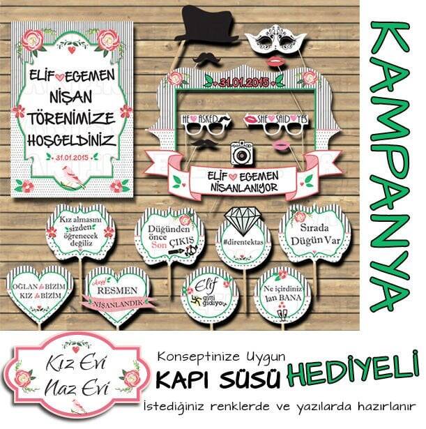 Çizgili-Puantiyeli Konsept 3lü Kampanyalı Paket - 1