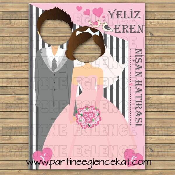 Cut Out Hatıra Fotoğraf Çerçevesi - 1226 - 1