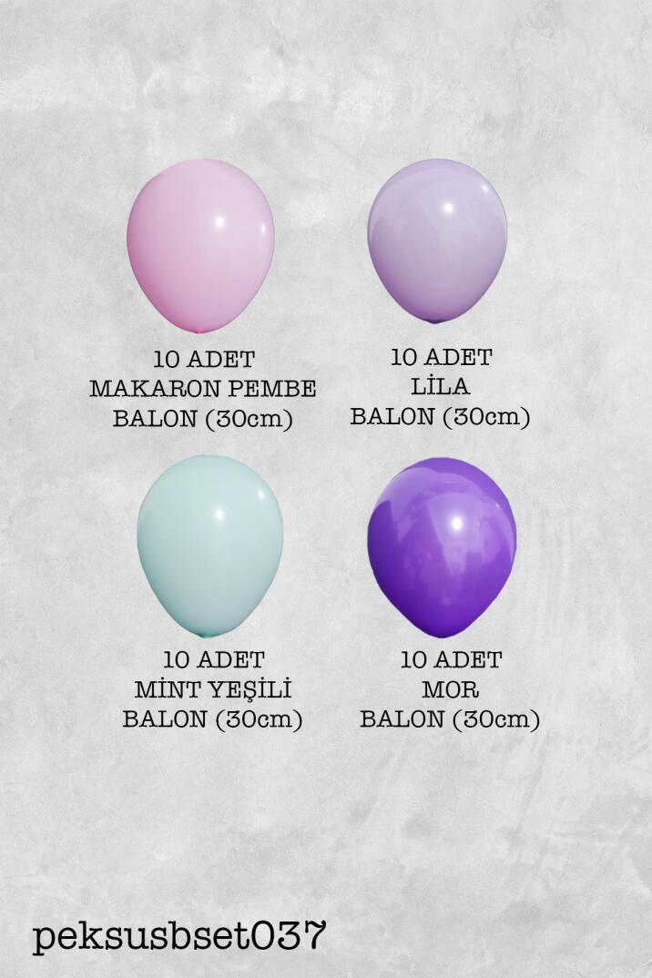 Deniz Kızı Tema Doğum Günü Balon Demeti 40 Parça - 2
