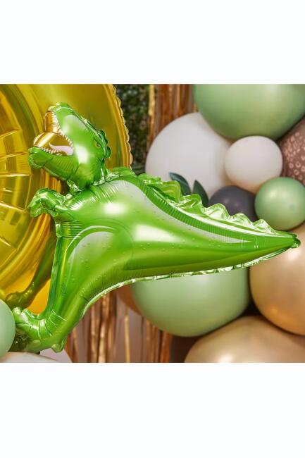 Dinazor Lüks Büyük Boy Folyo Balon T-Rex Dinazor Konsept Doğum Günü Balonu - 3