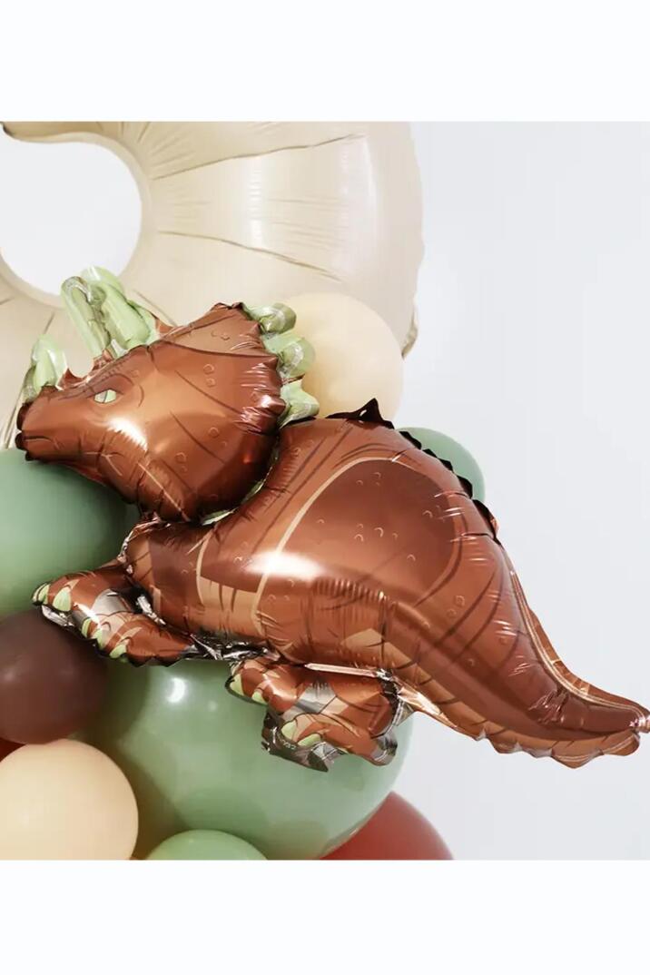 Dinozor Folyo Balon Triceratops Dinazor Balon Doğum Günü Balonu 110cm - 7