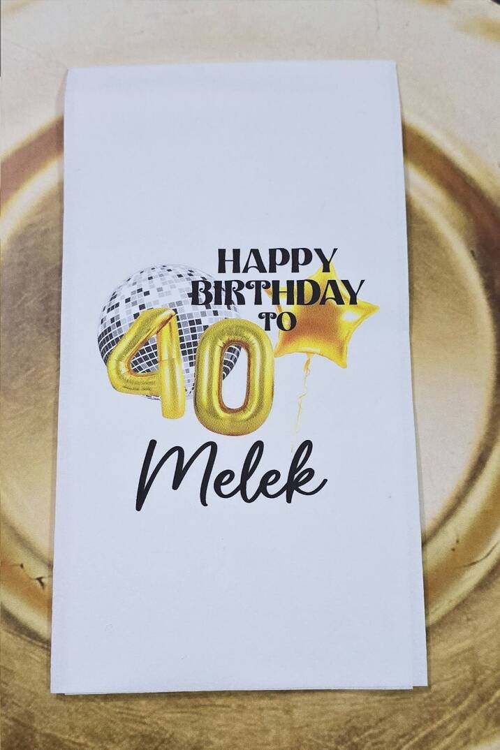 Disko Konsept Yaş Balonlu Konsept Baskılı Peçete - 1