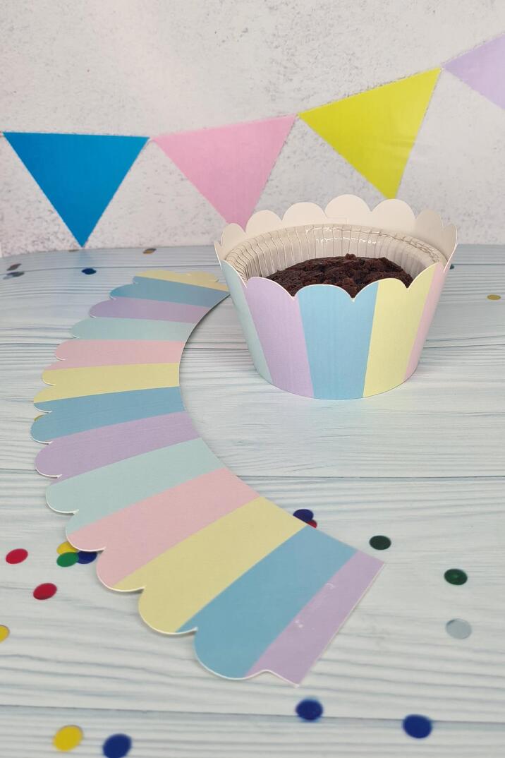 Dondurma Konsepti Cupcake Sargısı 10'lu - 2