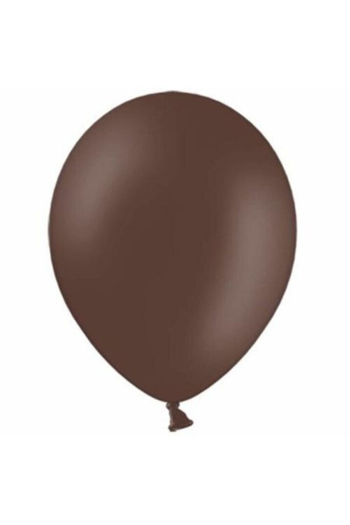 Düz Kahverengi Balon 12 Inch 10 Adet - 1