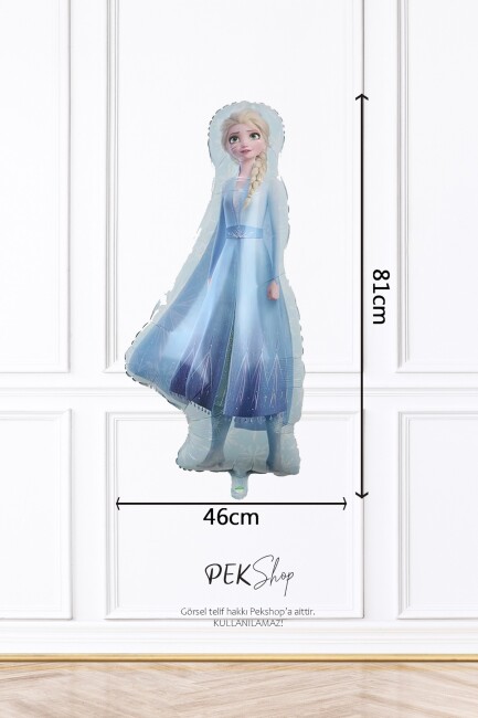 Elsa Folyo Balon Tek Elsa Frozen Folyo Balon - 2