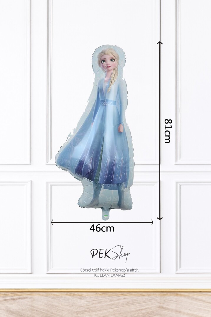 Elsa Folyo Balon Tek Elsa Frozen Folyo Balon - 2