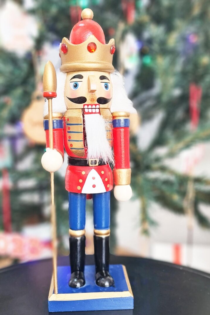 Fındıkkıran Asker Yılbaşı Süsü Dekor Objesi Hareketli Nutcracker Kurşun Asker Süs 25 cm - 2