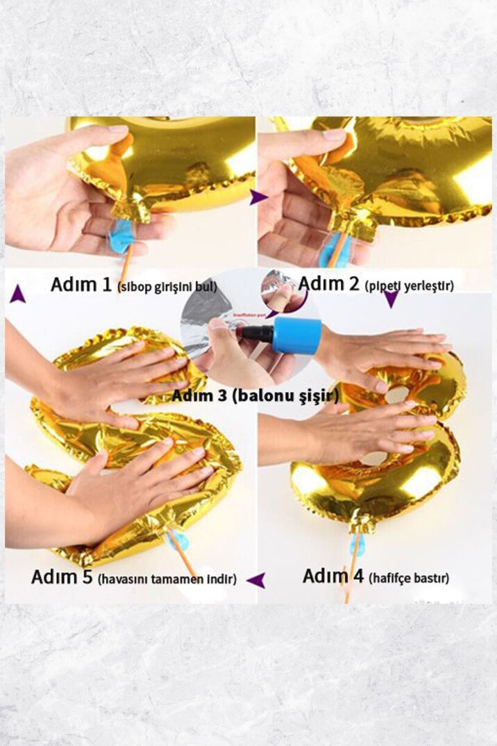 Fiyonklu Bej Baston Şeker Folyo Balon - 4