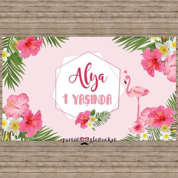 Flamingo Aloha Konsept Afiş - 1