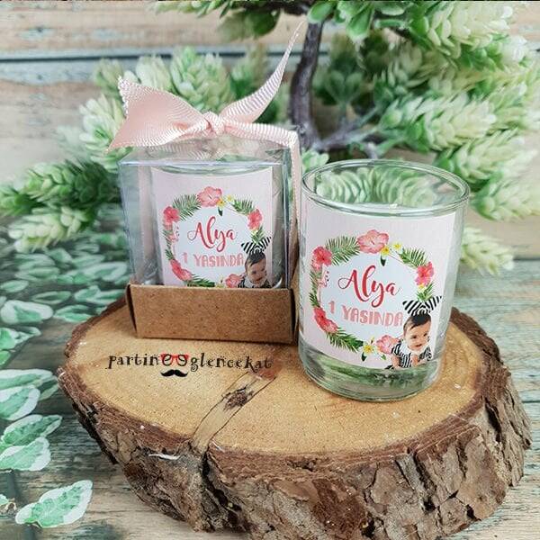 Flamingo Aloha Konsept Bardak Mum - 1