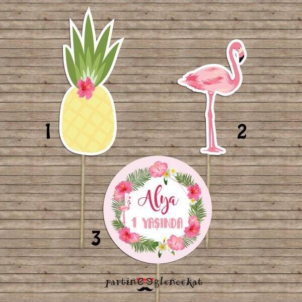 Flamingo Aloha Konsept Kürdan Süsü - 1
