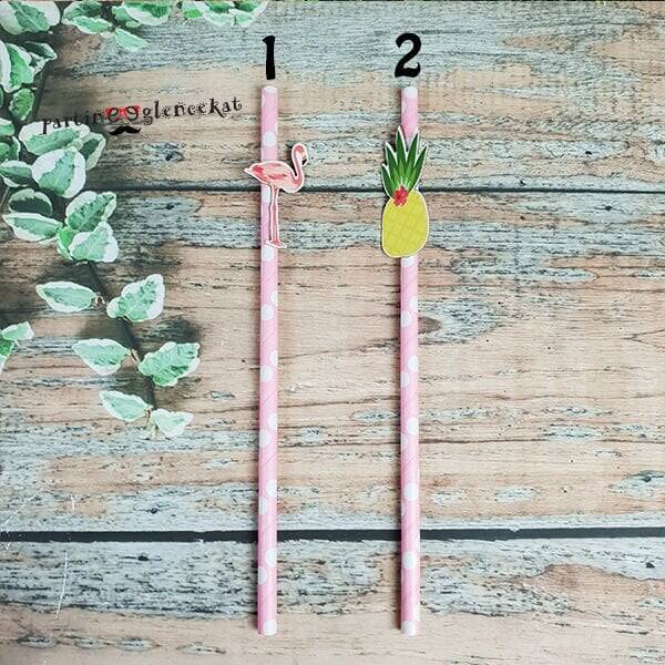 Flamingo Aloha Konsept Pipet Süsü - 1