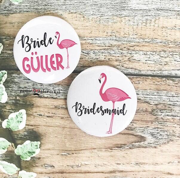 Flamingo Bride Rozet - 1