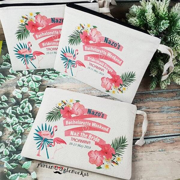 Flamingo Konsept Clutch Makyaj Çantası - 1