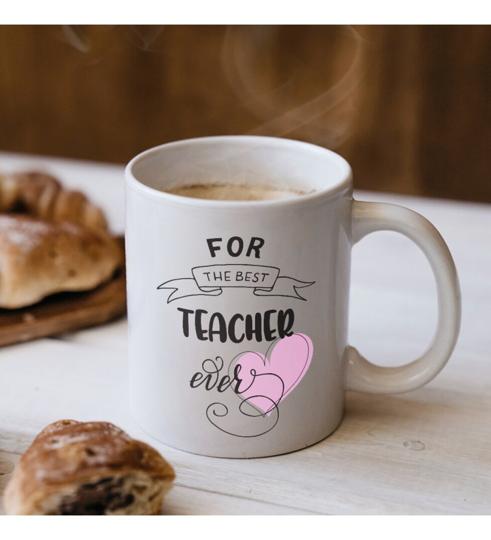For The Best Teacher Ever Öğretmenler Günü Hediye Kupa Bardak - 1
