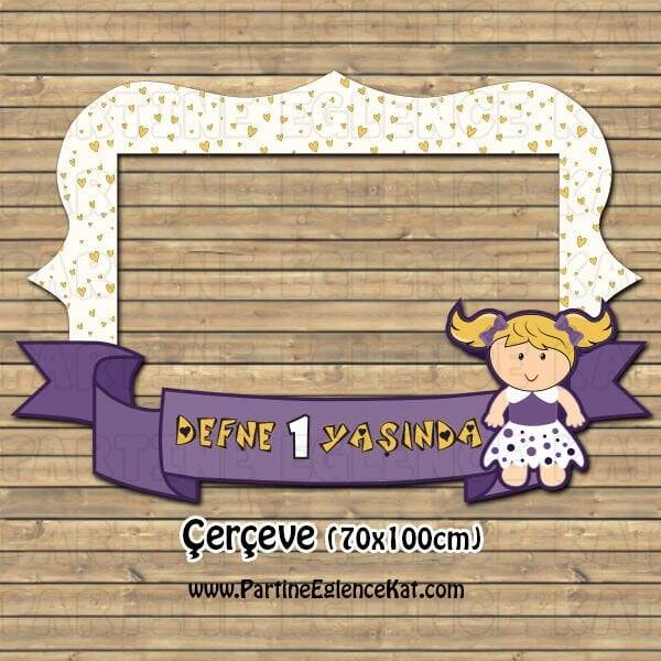 Fotoğraf Çerçevesi - Oyuncak Bebek Konseptli - 1