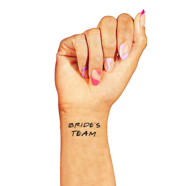 Friends Konsept Team Bride Dövme