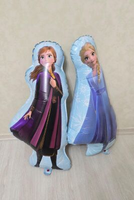 Frozen Elsa Karlar Ülkesi Tema Folyo Balon Seti 5li Set Frozen Elsa Temalı Balonlar - 2