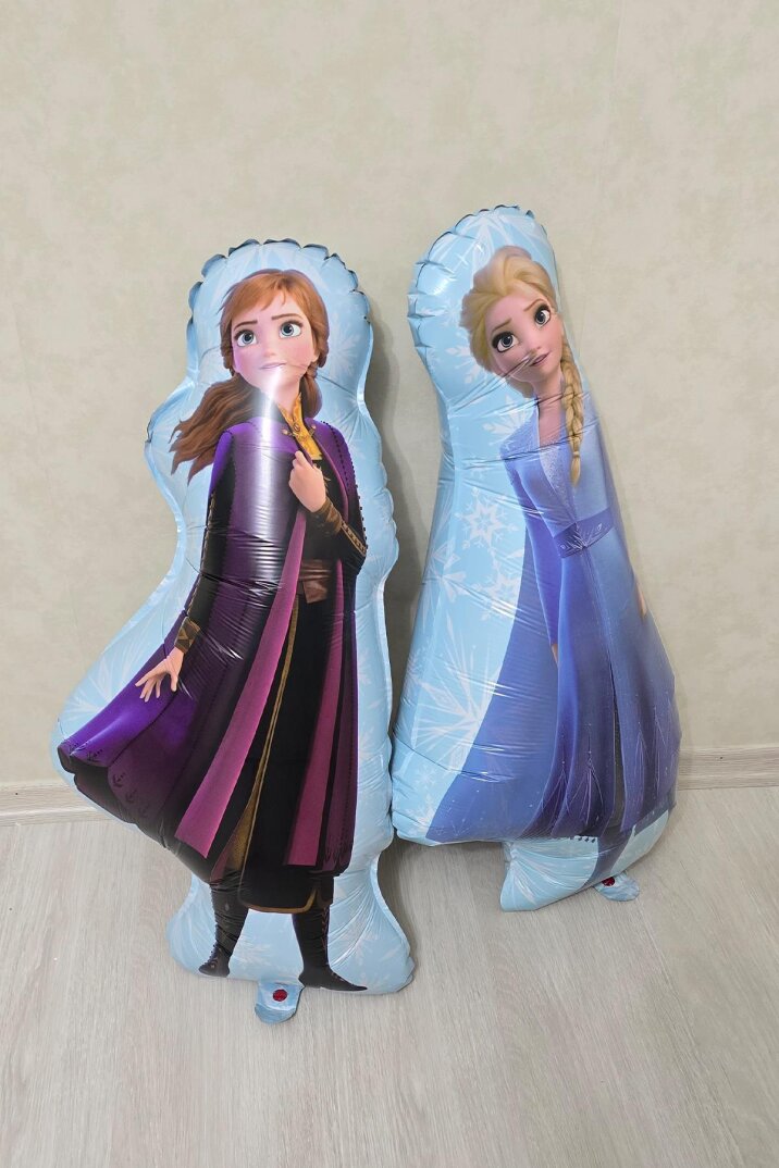 Frozen Elsa Karlar Ülkesi Tema Folyo Balon Seti 5li Set Frozen Elsa Temalı Balonlar - 2