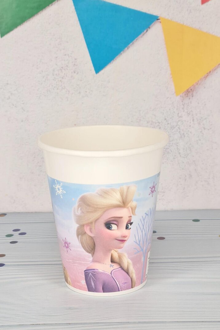 Frozen Elsa Karton Bardak 8li - 1