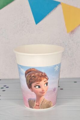 Frozen Elsa Karton Bardak 8li - 2