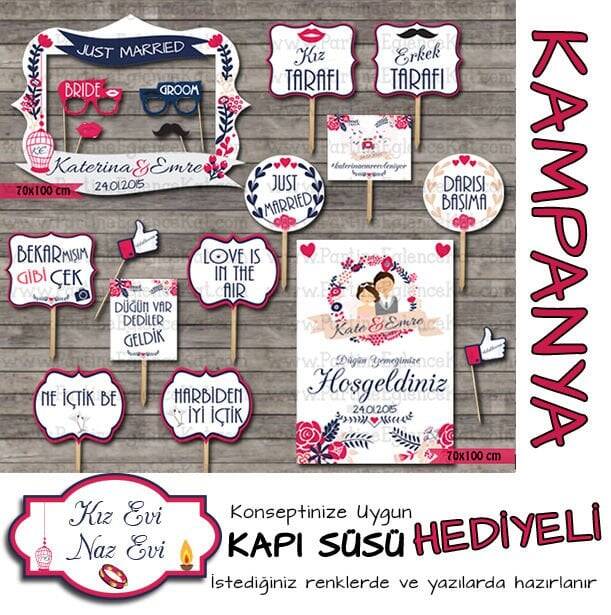 Fuşya-Lacivert Konsept 3lü Kampanyalı Paket - 1