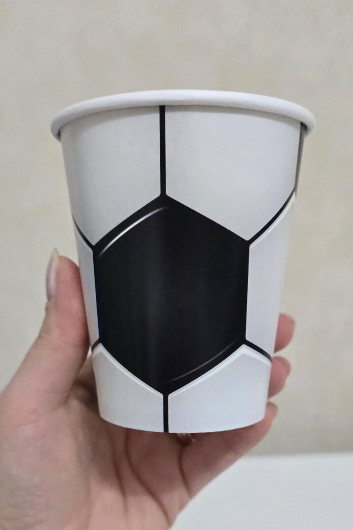Futbol Tema Karton Bardak 8li - 1