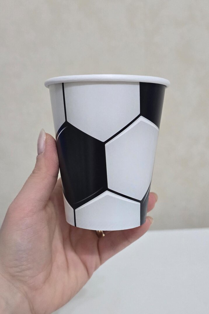 Futbol Tema Karton Bardak 8li - 2