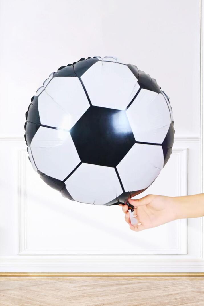 Futbol Topu Folyo Balon Futbol Topu Şeklinde Balon 45cm - 1