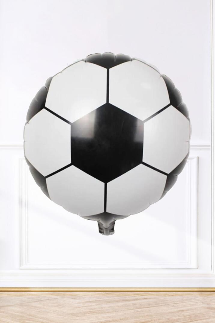 Futbol Topu Folyo Balon Futbol Topu Şeklinde Balon 45cm - 2