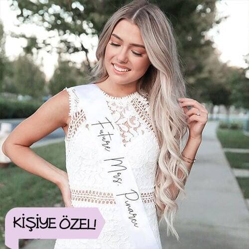 Future Mrs. Baskılı Kişiye Özel Kuşak - 1