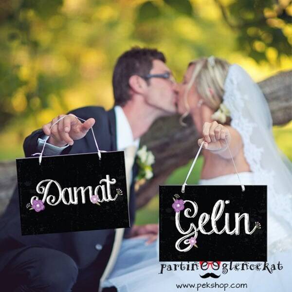 Gelin Damat Fotoğraf Aksesuarı - 1