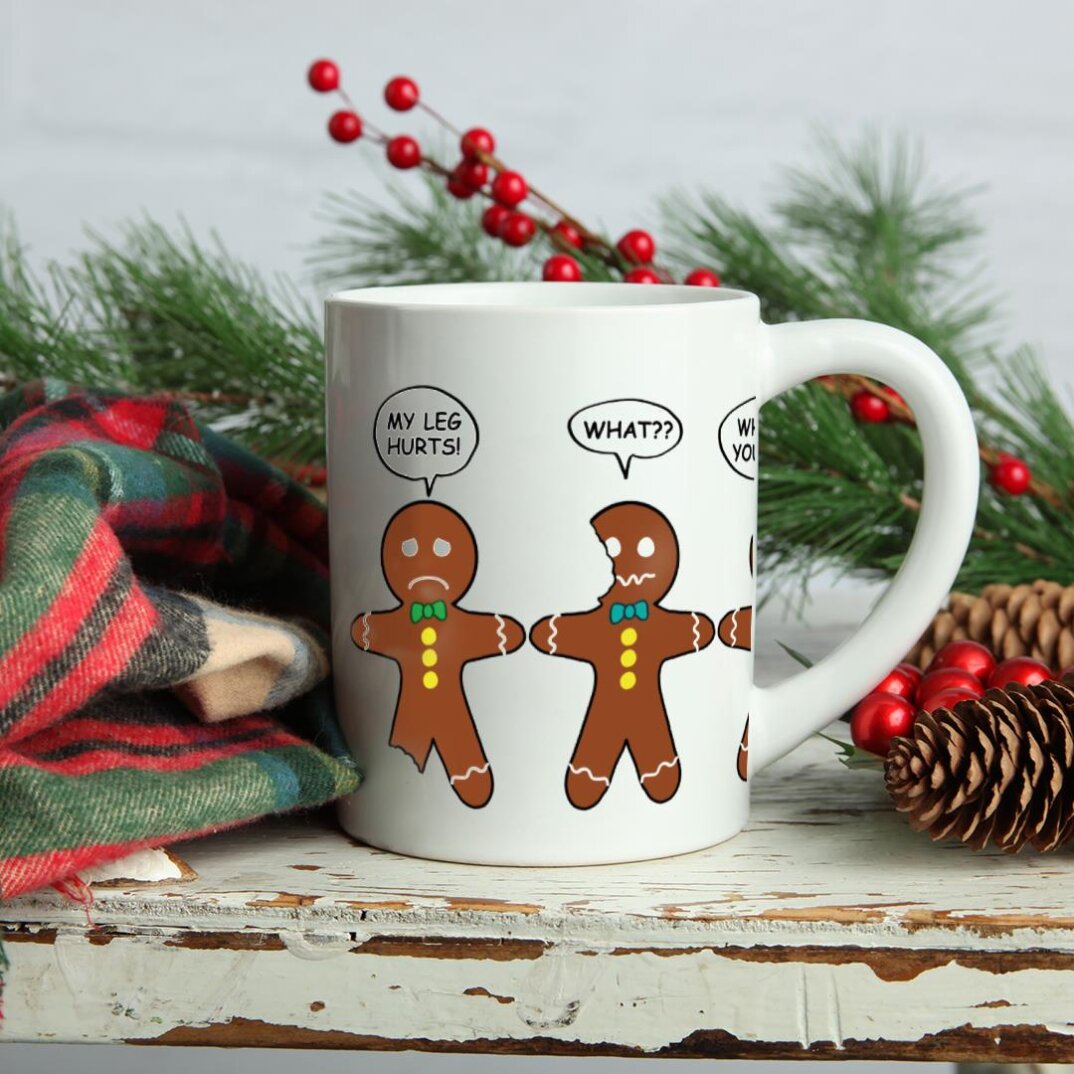 Gingerbread Kupa Yılbaşı Hediyesi Kupa Bardak Fincan - 1