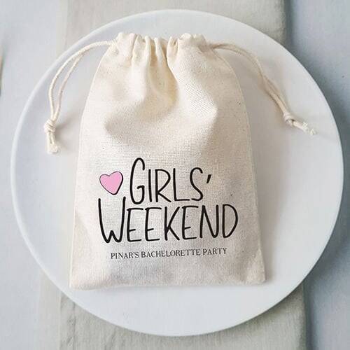 Girls Weekend İsimli Hediye Kesesi - 1