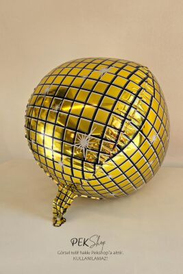 Gold Disko Topu Folyo Balon 22inç - 2