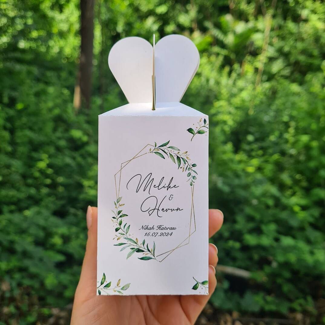 Gold Zeytin Yaprakları Konsept Yapay Çiçek Süslemeli Konsept Mum Hediyelik - 3