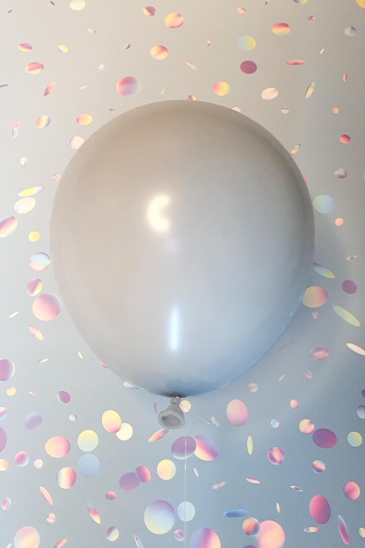 Gri Balon 10 Adet - 12 inc 30 cm Parti Balonu - 1