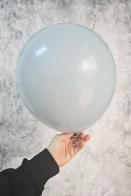 Gri Balon 10 Adet - 12 inc 30 cm Parti Balonu - 2