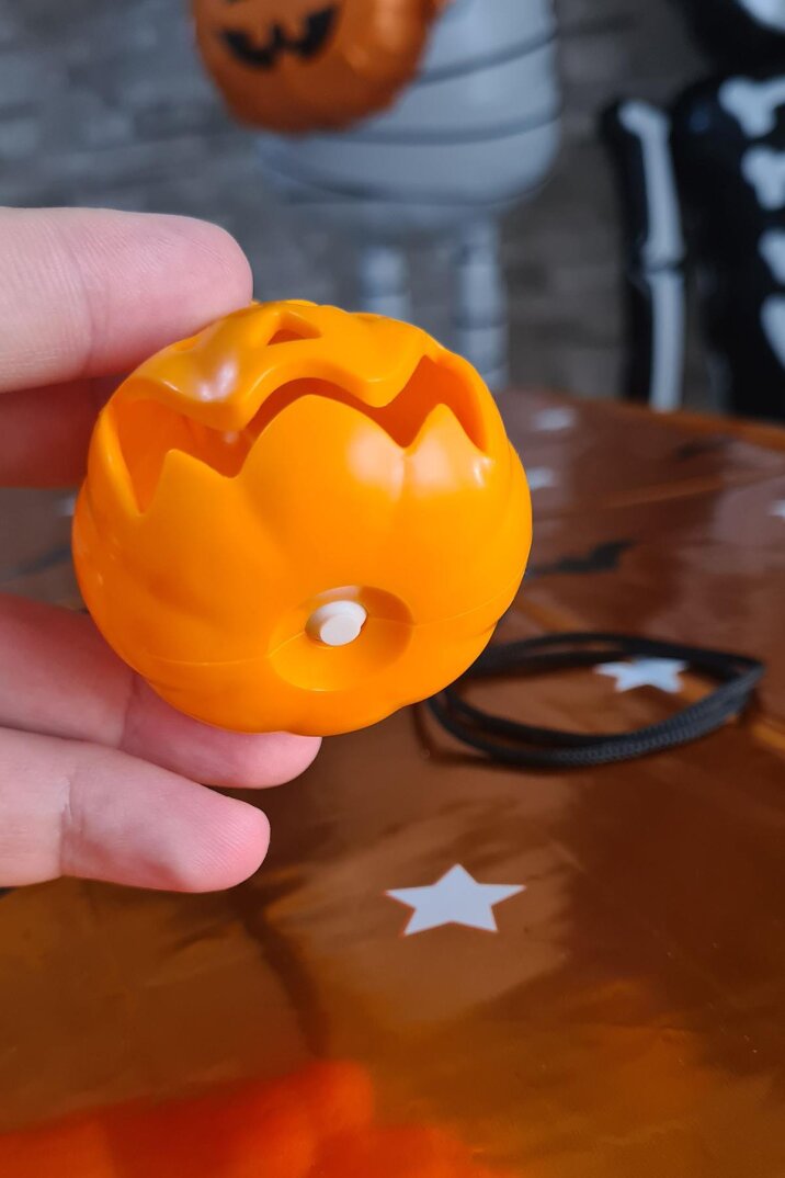 Halloween Işıklı Balkabağı Kolye Cadılar Bayramı Bal Kabağı Kolyesi Işıklı - 5