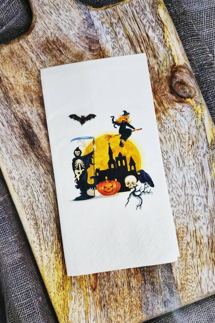 Halloween Peçetesi Cadılar Bayramı Tema Baskılı Peçete 20li - 1