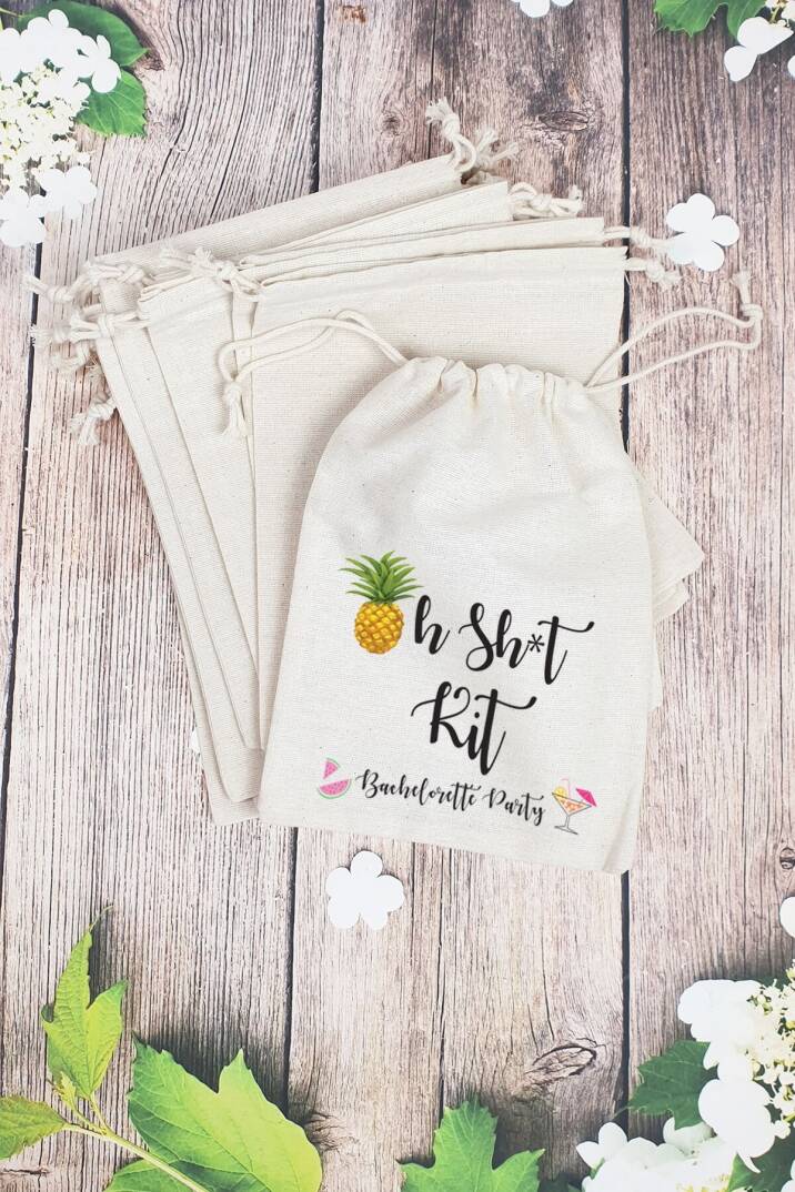 Hangover Kit Kesesi - 10 Adet - Aloha Konsept Oh Shit Kit Bekarlığa Veda Kesesi - 1