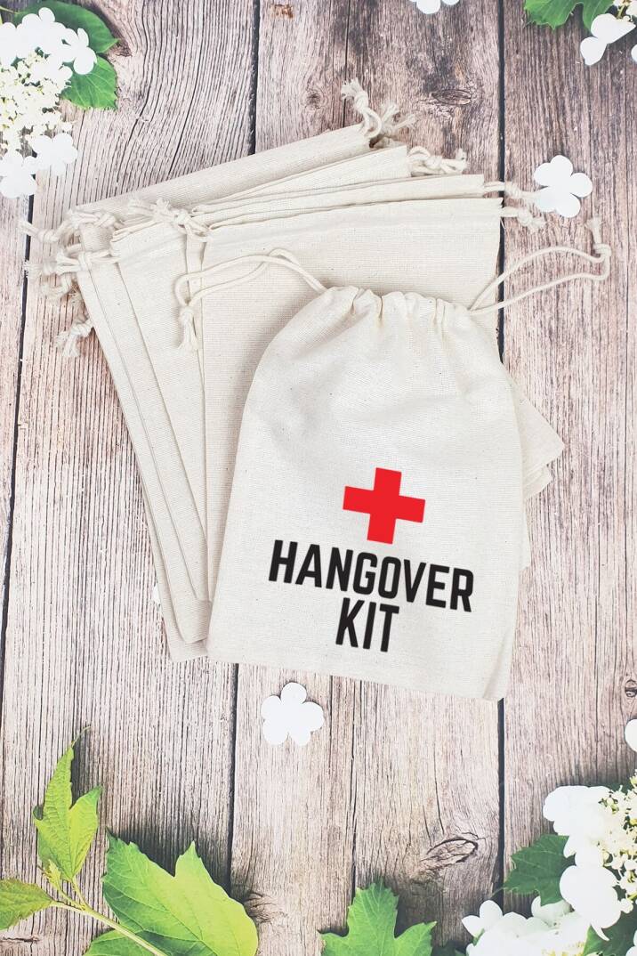 Hangover Kit Kesesi - 10 Adet - Hangover Kit Baskılı Kese - 1